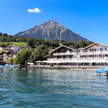 Strandhotel Seeblick Faulensee Dış mekan fotoğraf