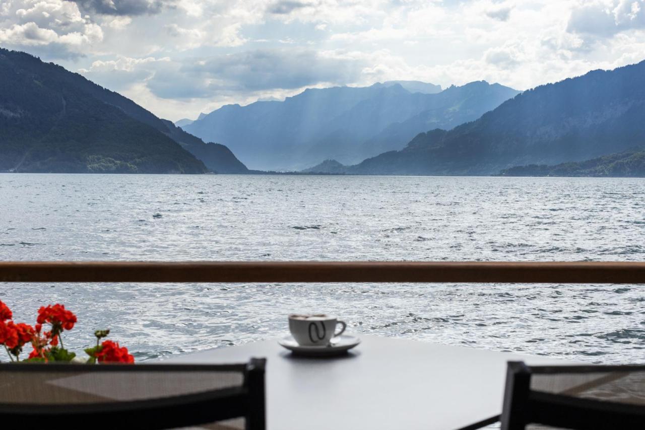 Strandhotel Seeblick Faulensee Dış mekan fotoğraf