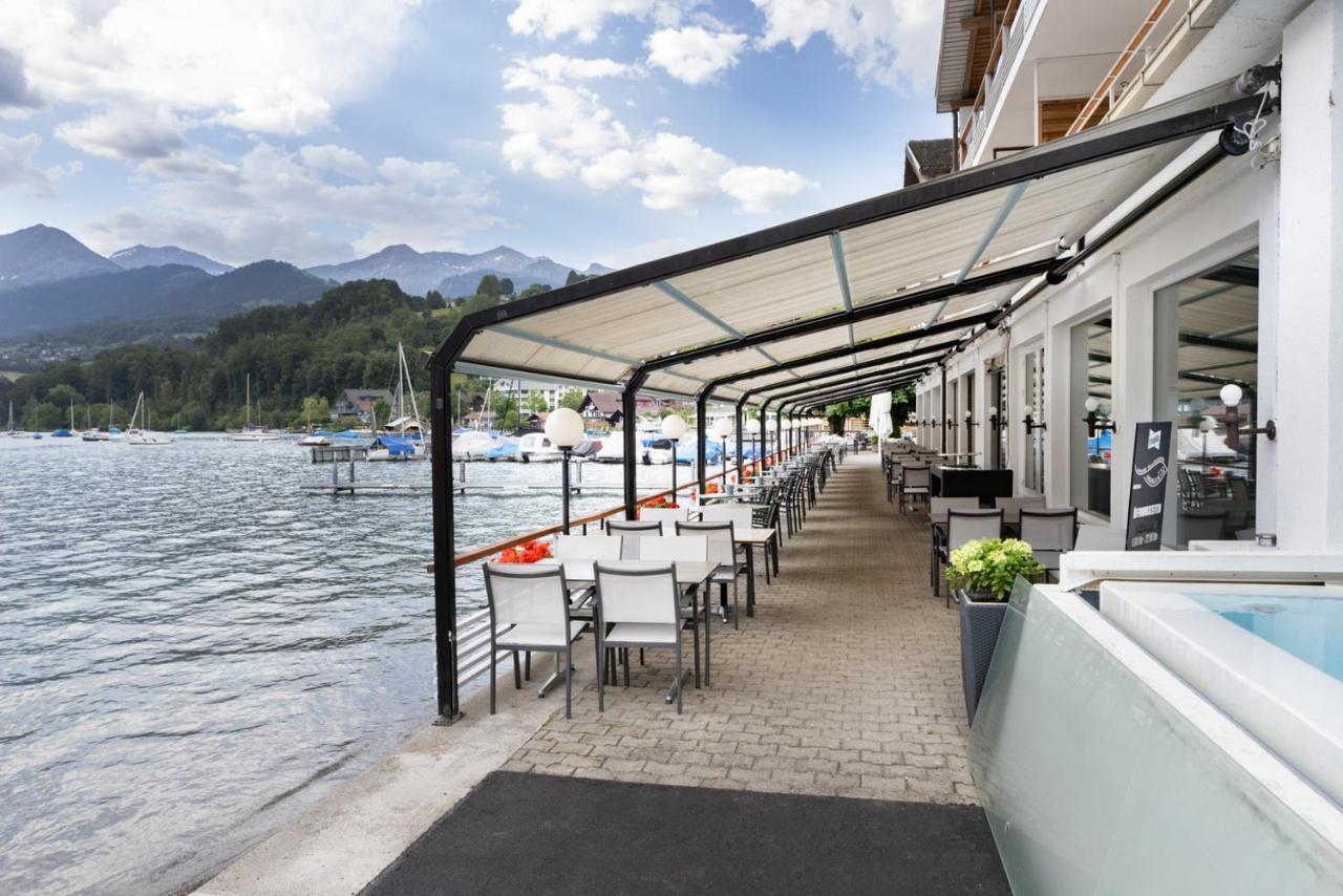 Strandhotel Seeblick Faulensee Dış mekan fotoğraf