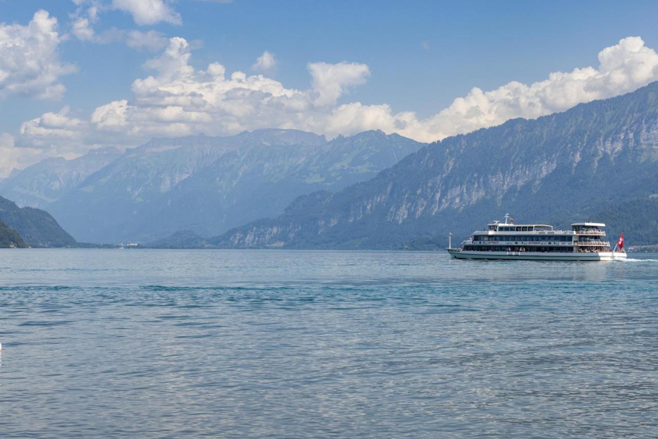 Strandhotel Seeblick Faulensee Dış mekan fotoğraf