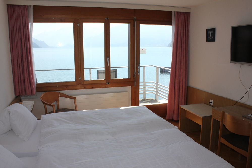 Strandhotel Seeblick Faulensee Dış mekan fotoğraf