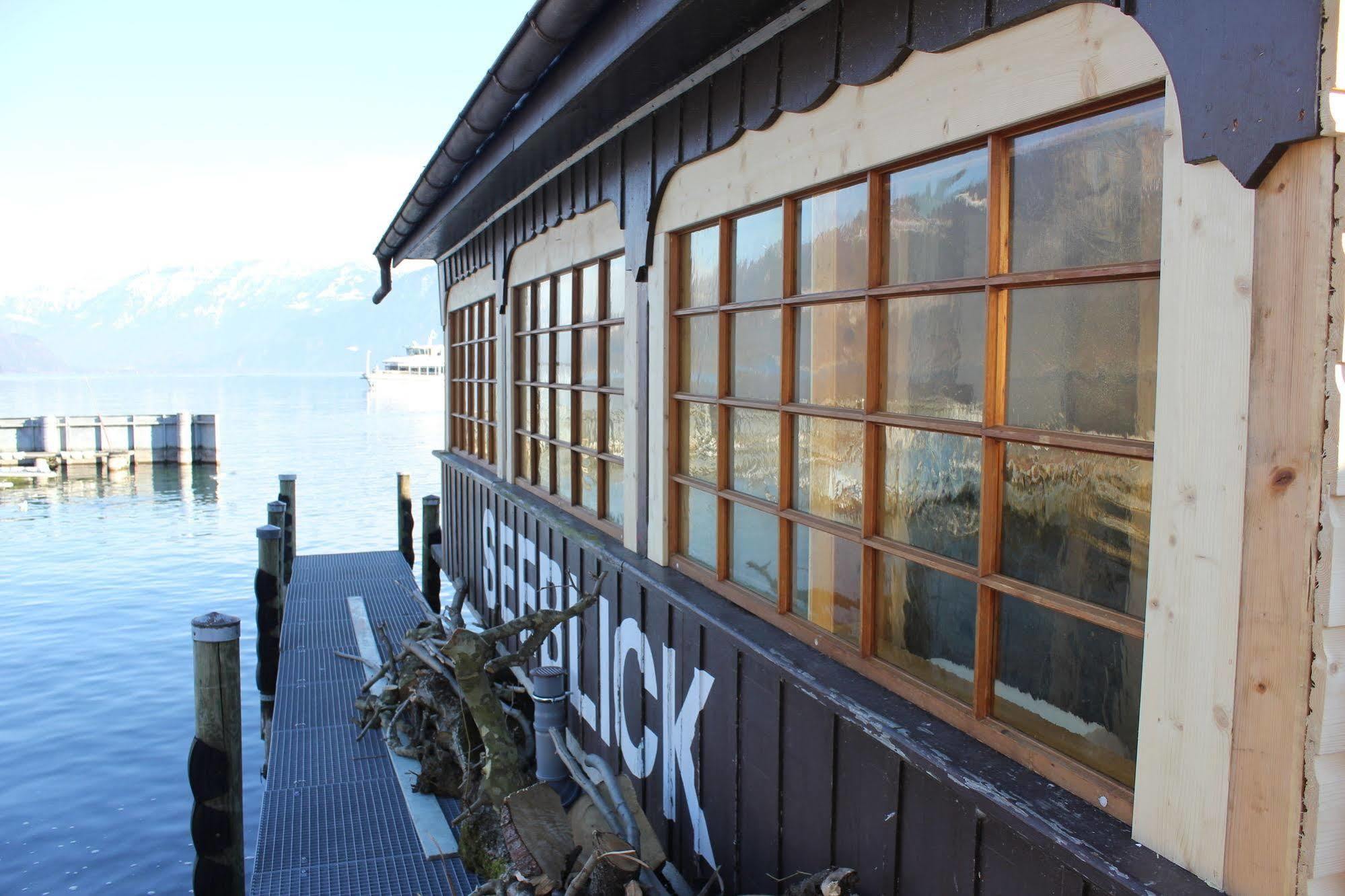 Strandhotel Seeblick Faulensee Dış mekan fotoğraf