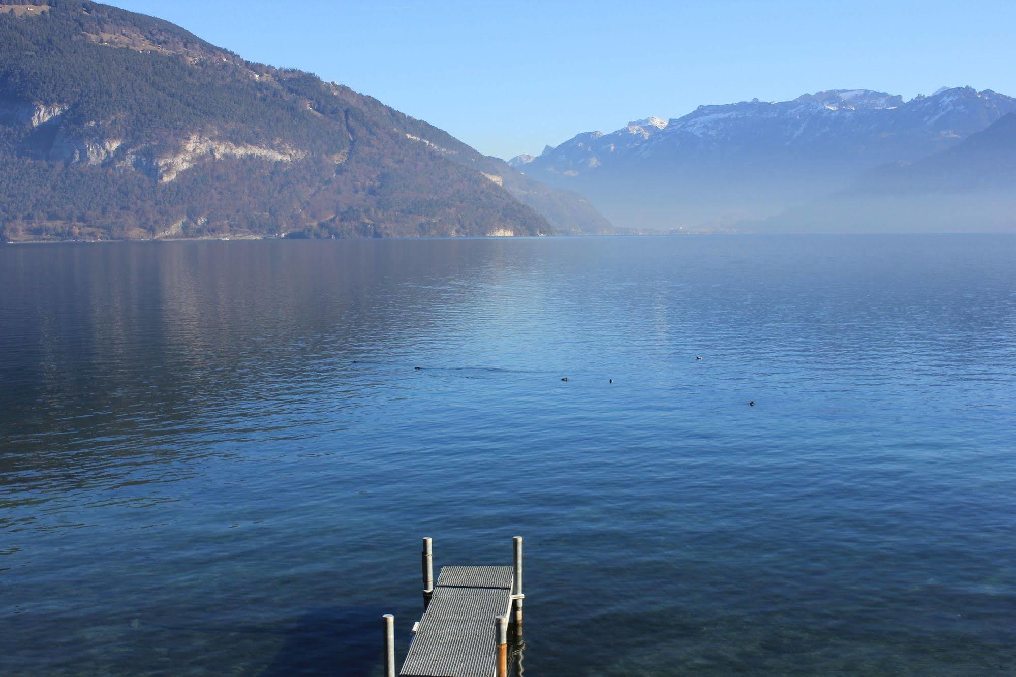 Strandhotel Seeblick Faulensee Dış mekan fotoğraf