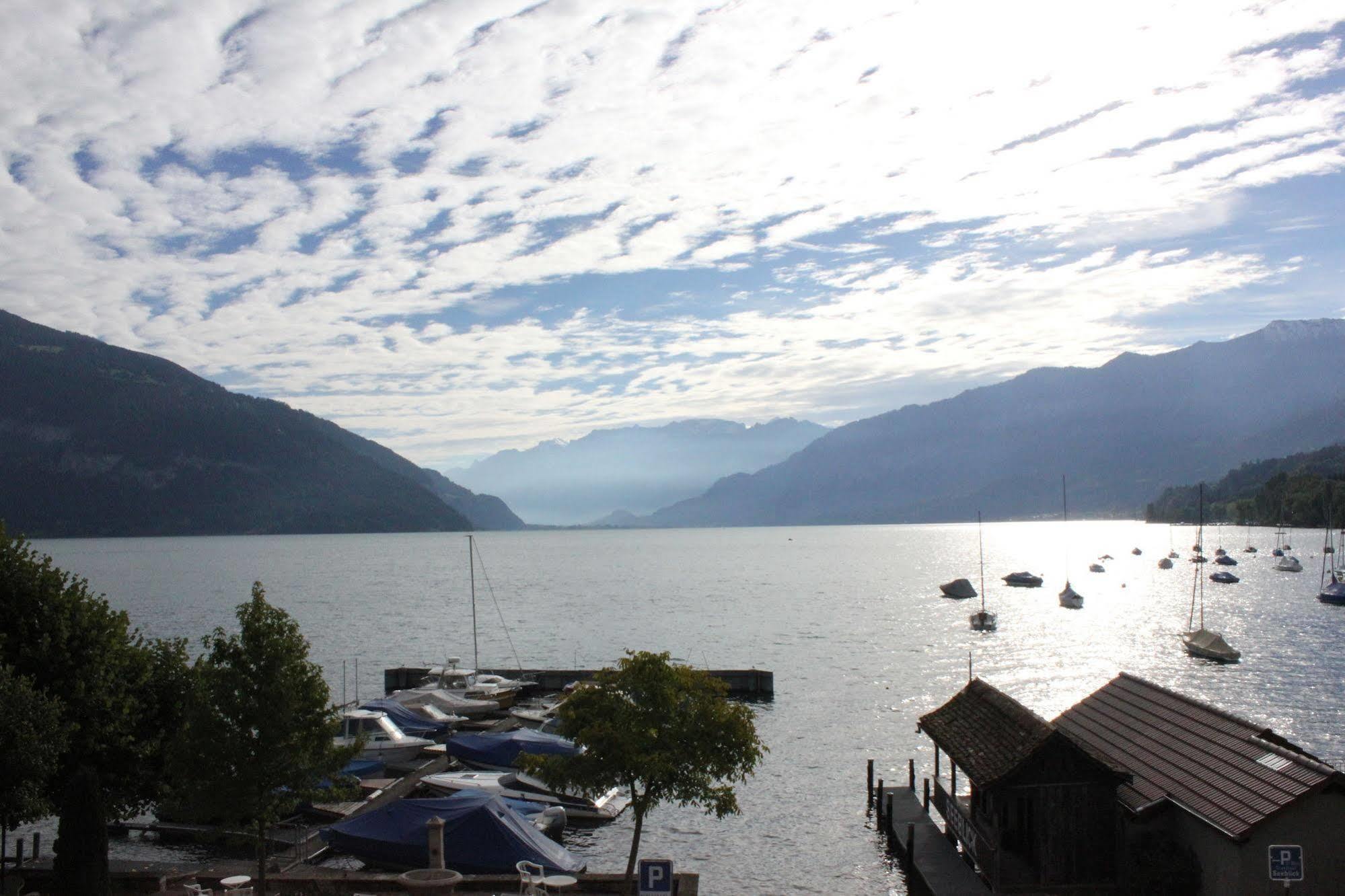 Strandhotel Seeblick Faulensee Dış mekan fotoğraf